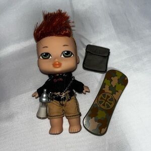 Vintage Bratz Babyz Boyz Harvey Doll 2006 MGA Bratz The Movie w/ Accessories